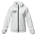 Men's Hooded White Windbreaker Jacket